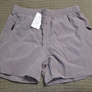 Mauve Lightweight Polyester Shorts